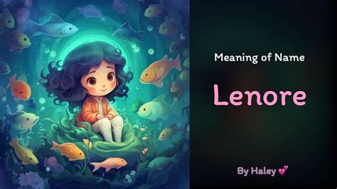 lenore name origin.